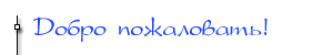 Добро пожаловать!